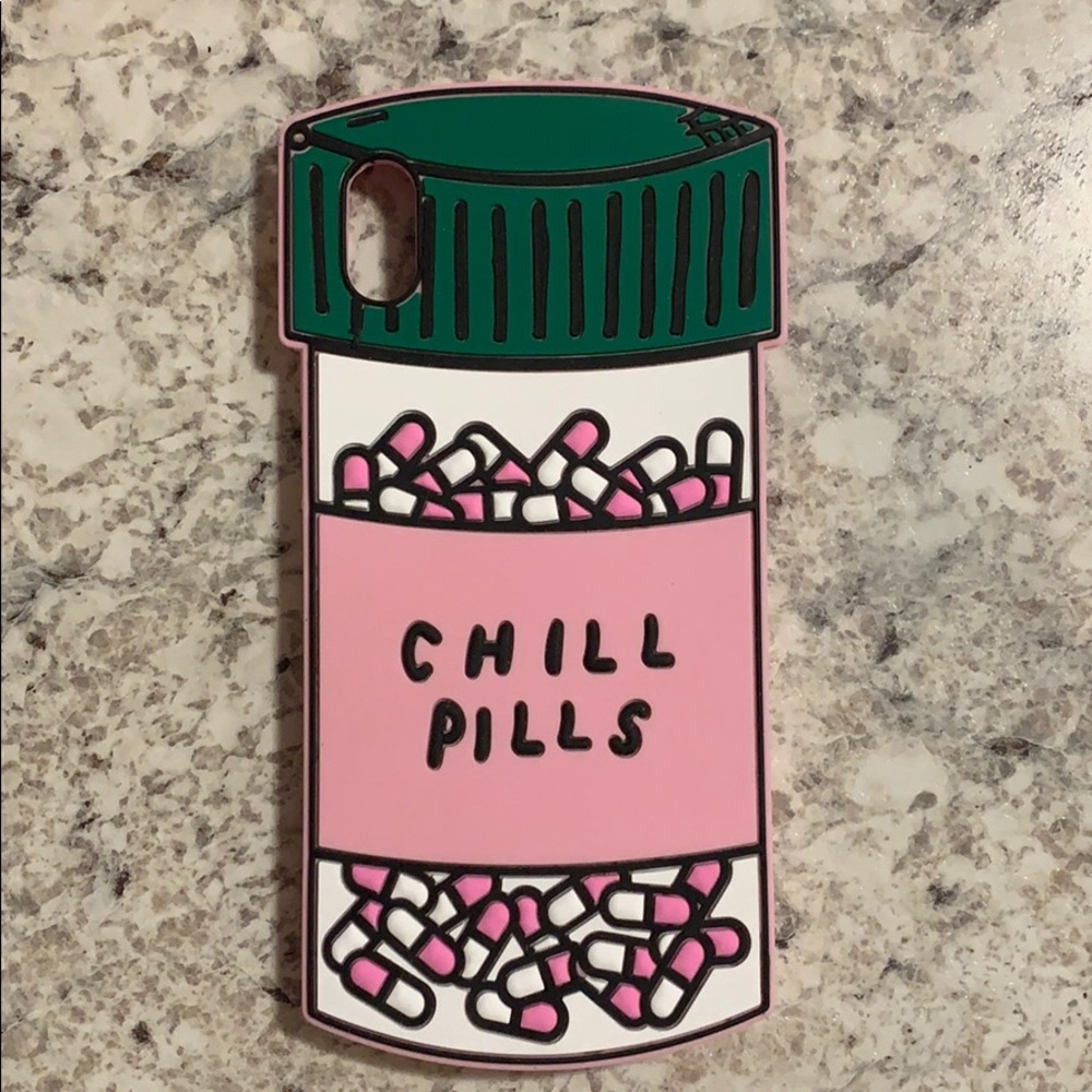 Silicone iPhone XS case.